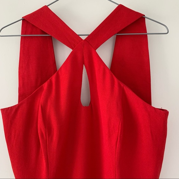 Vintage Lori Ann Montreal Red Cocktail Dress - Picture 4 of 13